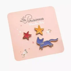 Moulin Roty Bijoux & Montres Enfants<Pin'S Chat Et Etoiles