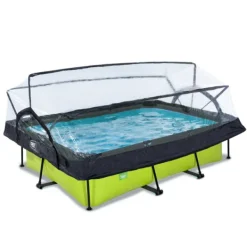 Exit Toys Bouées Jeux Gonflables Et Piscines<Piscine Lime 220 X 150 X 65 Avec Pompe Filtrante Et Dome
