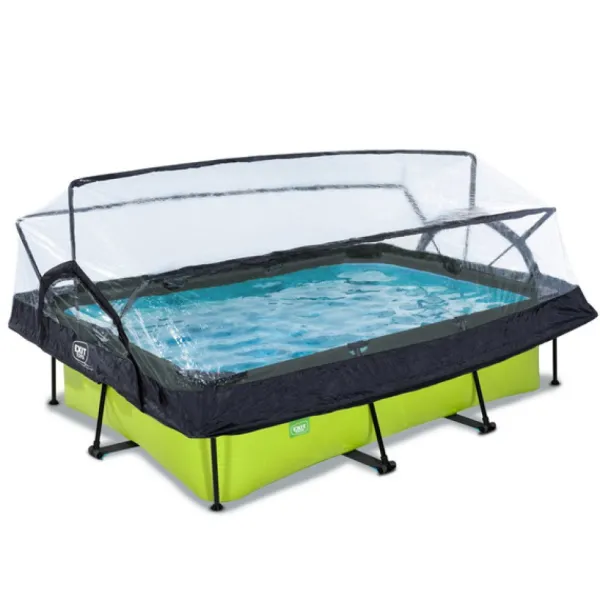 Exit Toys Bouées Jeux Gonflables Et Piscines<Piscine Lime 220 X 150 X 65 Avec Pompe Filtrante Et Dome