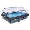 Exit Toys Bouées Jeux Gonflables Et Piscines<Piscine Stone 300 X 200 X 65 Avec Pompe Filtrante Et Dome