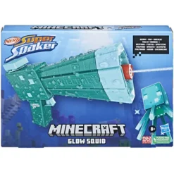 Nerf Pistolets À Eau<Pistolet A Eau Glow Squid - Super Soaker Minecraft
