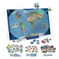 Buki Découvrir Le Monde<Planisphere Magnetique