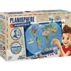 Buki Découvrir Le Monde<Planisphere Magnetique