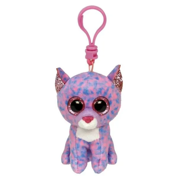 TY Porte-clés<Porte-clés Chat Rose Et Bleu En Peluche