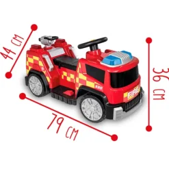SUN and SPORT Porteurs & Jouets À Bascules<Porteur Electrique Bebe Camion De Pompier