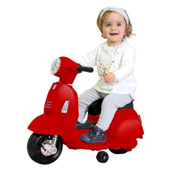 MGM Motos Électriques<Porteur Electrique Mini Vespa Gts Rouge 6V