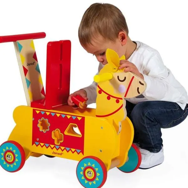 Janod Porteurs & Jouets À Bascules<Porteur En Bois Lama