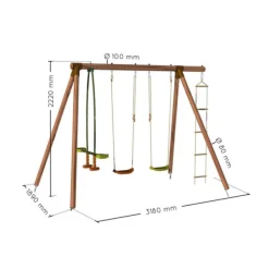 Soulet Balancoires Et Portiques<Portique En Bois Gabin