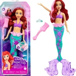 Mattel Poupées<Poupee Ariel Cheveux Fabuleux - Disney Princesses