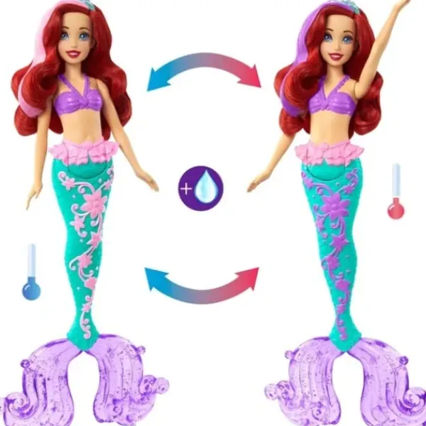 Mattel Poupées<Poupee Ariel Cheveux Fabuleux - Disney Princesses