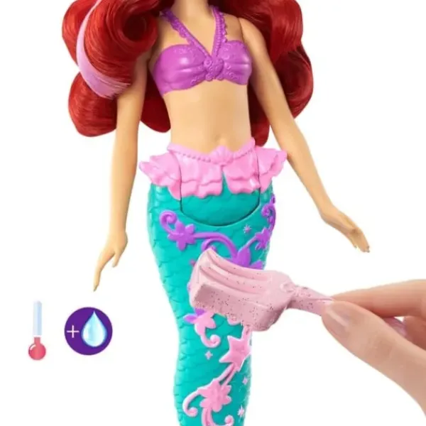 Mattel Poupées<Poupee Ariel Cheveux Fabuleux - Disney Princesses