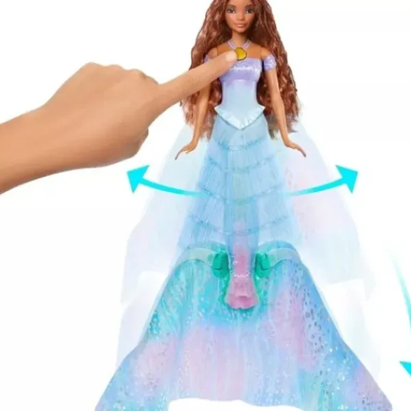 Mattel Poupées<Poupee Ariel Transformable 2 En 1 - La Petite Sirene