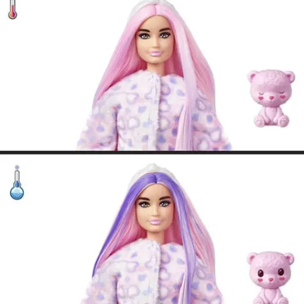 Mattel Barbie Et Poupées Mannequin<Poupee Barbie Cutie Reveal Ourson Rose