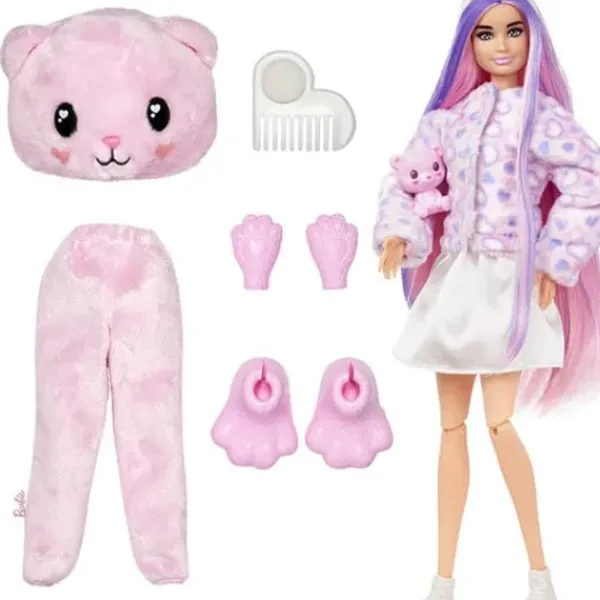 Mattel Barbie Et Poupées Mannequin<Poupee Barbie Cutie Reveal Ourson Rose