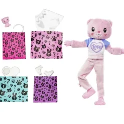Mattel Barbie Et Poupées Mannequin<Poupee Barbie Cutie Reveal Ourson Rose