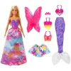 Mattel Barbie Et Poupées Mannequin<Poupee Barbie Dreamtopia Et Ses 3 Tenues