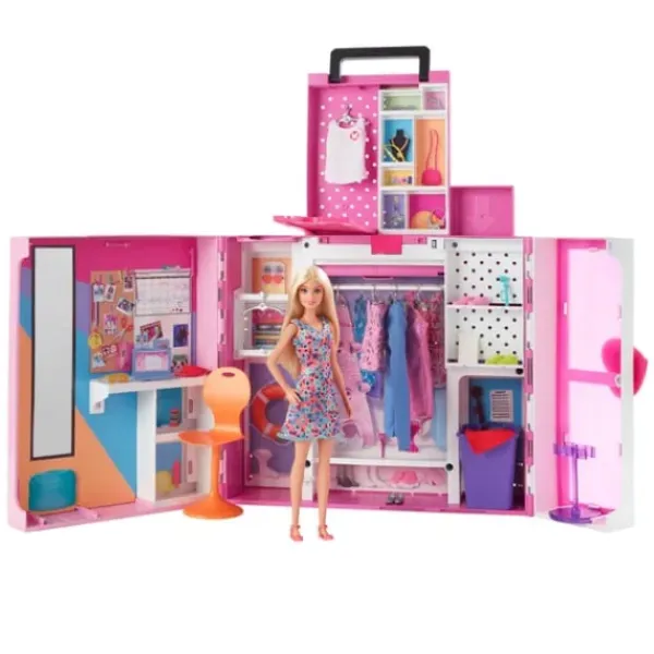 Mattel Barbie Et Poupées Mannequin<Poupee Barbie Et Coffret Dressing Deluxe