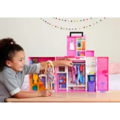 Mattel Barbie Et Poupées Mannequin<Poupee Barbie Et Coffret Dressing Deluxe