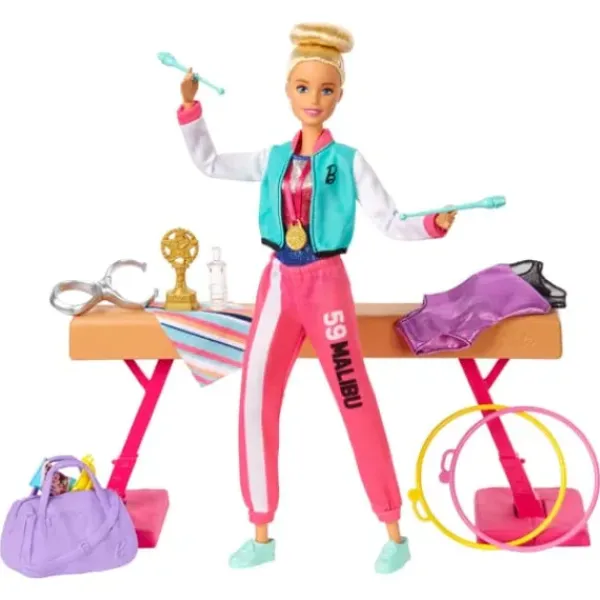 Mattel Barbie Et Poupées Mannequin<Poupee Barbie Gymnastique