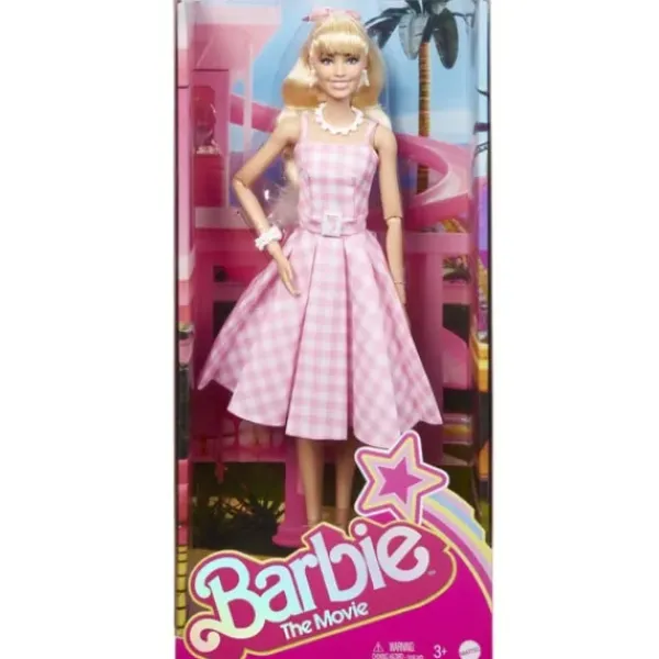 Mattel Barbie Et Poupées Mannequin<Poupee Barbie Le Film - Barbie Robe Vichy Rose