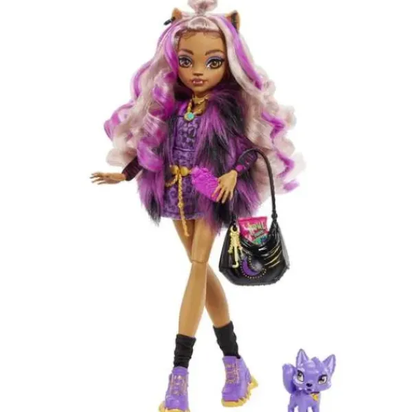 Mattel Poupées<Poupee Clawdeen Wolf Et Son Animal De Compagnie - Monster High