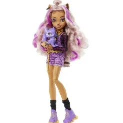 Mattel Poupées<Poupee Clawdeen Wolf Et Son Animal De Compagnie - Monster High