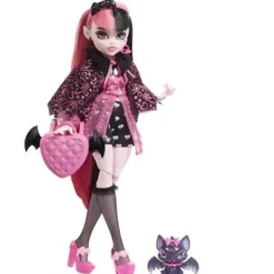Mattel Poupées<Poupee Draculaura Et Son Animal De Compagnie - Monster High