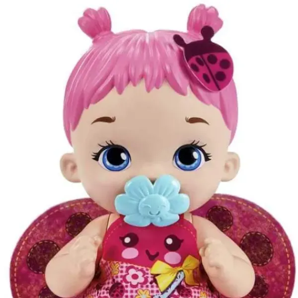 Mattel Poupons<Poupon Bebe Coccinelle Rose Boit Et Fait Pipi - My Garden Baby