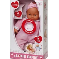 LOVE BEBE Poupons Interactifs<Poupon Nina 4 Sons 29 Cm
