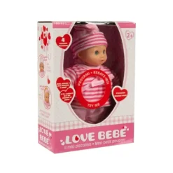 LOVE BEBE Poupons Interactifs<Poupon Qui Parle - Mes Premiers Mots 20 Cm