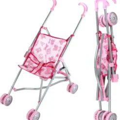 MGM Poussettes Poupons<Poussette Canne Rose 56 Cm