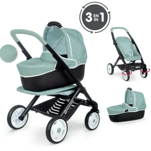 Smoby Poussettes Poupons<Poussette Landau Combi Sauge