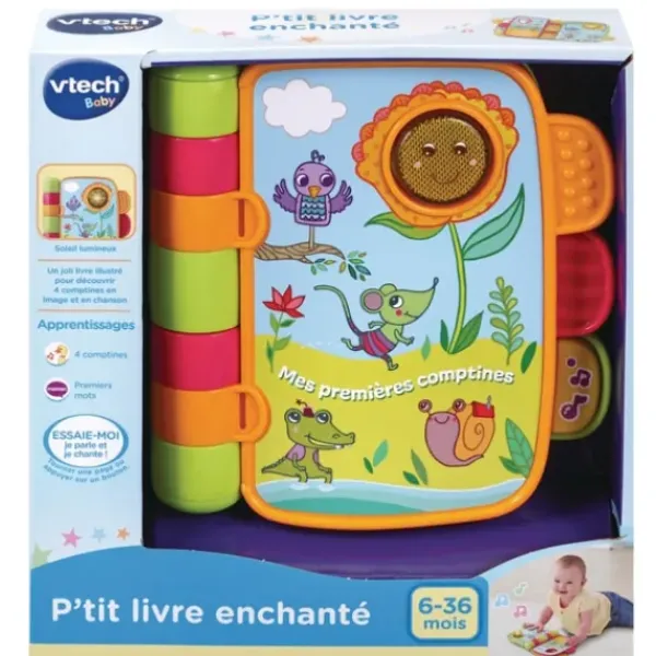 VTech Premiers Apprentissages<P'Tit Livre Enchante Mes Premieres Comptines