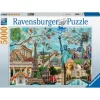 Ravensburger Autres Puzzles<Puzzle 5000 Pieces - Carte Postale Des Monuments