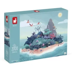 Janod Puzzle 1500 À 3000 Pièces<Puzzle 2000 Pieces - L'Ile Deserte