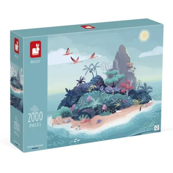 Janod Puzzle 1500 À 3000 Pièces<Puzzle 2000 Pieces - L'Ile Deserte