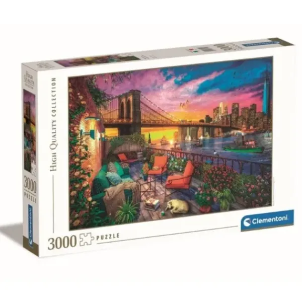 Clementoni Puzzles Adultes<Puzzle 3000 Pieces - Manhattan Balcony Sunset