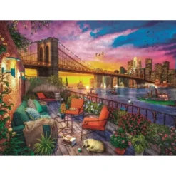 Clementoni Puzzles Adultes<Puzzle 3000 Pieces - Manhattan Balcony Sunset