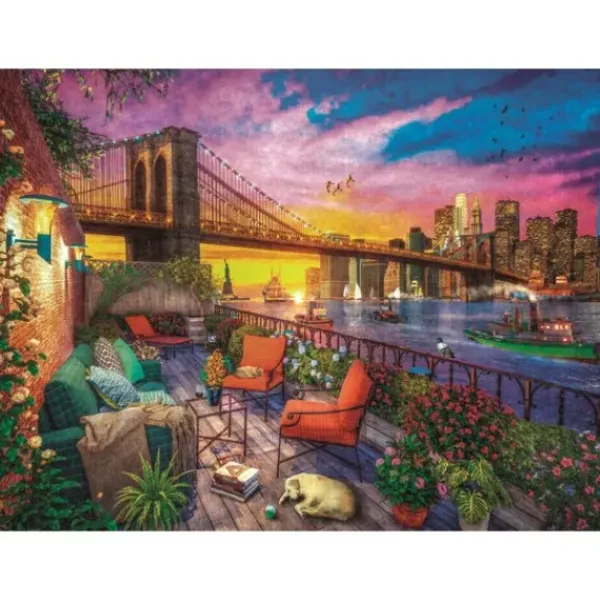 Clementoni Puzzles Adultes<Puzzle 3000 Pieces - Manhattan Balcony Sunset