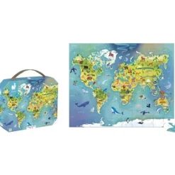 Janod Puzzles Enfants De 50 À 249 Pièces<Puzzle 100 Pieces - Monde
