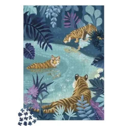 Janod Puzzle 1500 À 3000 Pièces<Puzzle 1000 Pieces - Tigres Au Clair De Lune