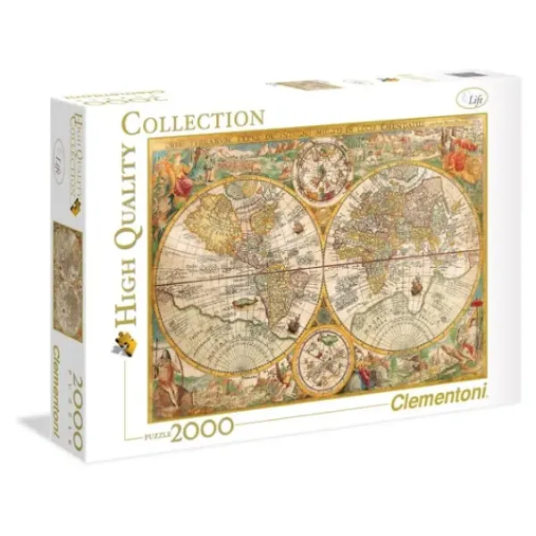 Clementoni Puzzle 1500 À 3000 Pièces<Puzzle 2000 Pieces Ancienne Carte