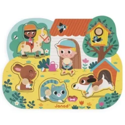 Janod Puzzle Bébé / Enfant<Puzzle 6 Pieces Animaux