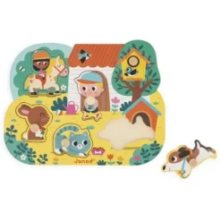 Janod Puzzle Bébé / Enfant<Puzzle 6 Pieces Animaux
