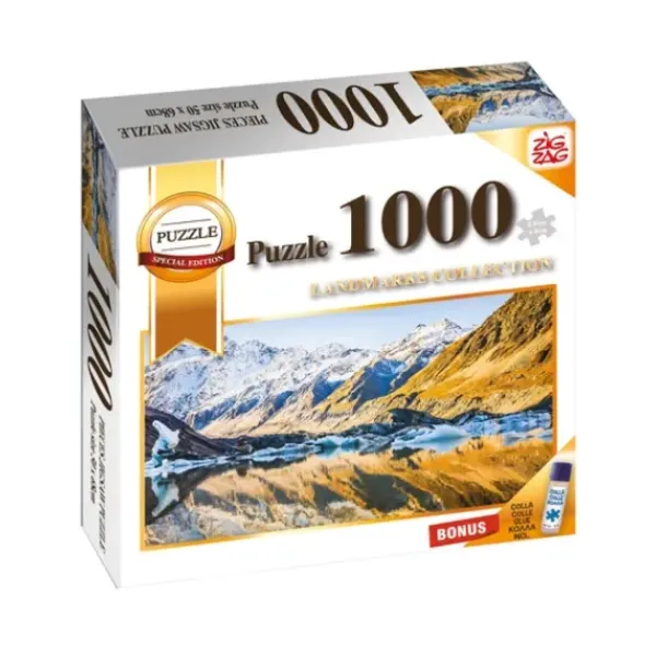 Zig Zag jeux action Puzzle 500 À 1000 Pièces<Puzzle 1000 Pieces Aoraki Avec Glue