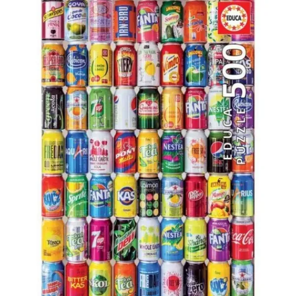 Educa Puzzles Enfants De 50 À 249 Pièces<Puzzle 50 Pieces "Canettes De Soda"
