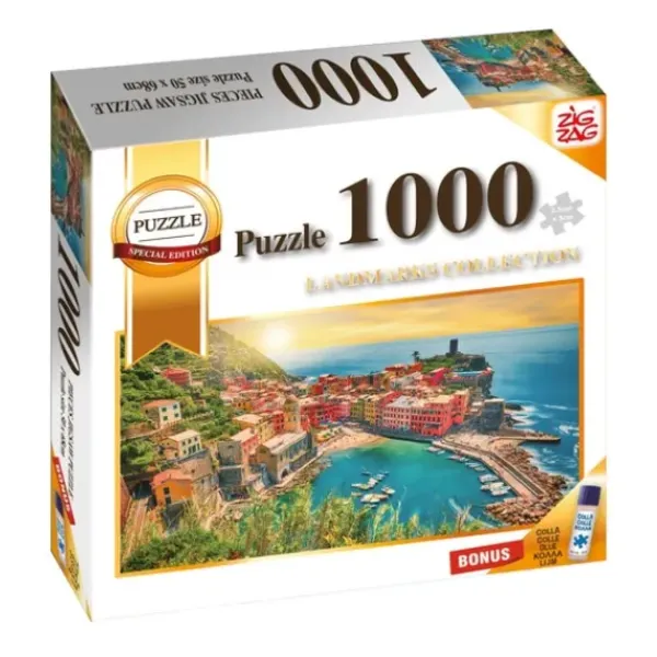 Zig Zag jeux action Puzzles Adultes<Puzzle 1000 Pieces Cinque-Terre