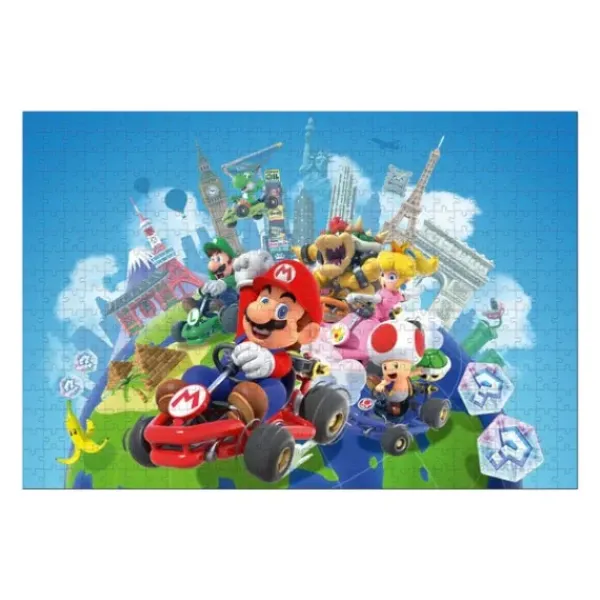 Winning Moves Puzzles Enfants De 250 À 1000 Pièces<Puzzle 500 Pieces Mario Kart Autour Du Monde