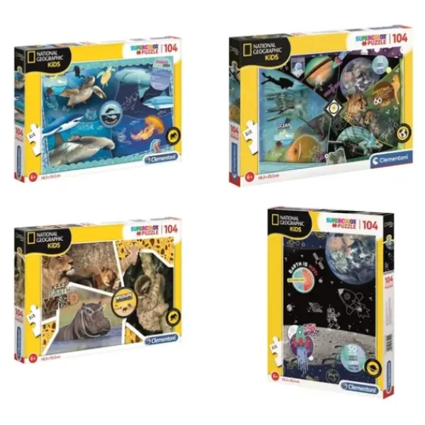 Clementoni Puzzles Enfants De 50 À 249 Pièces<Puzzle 104 Pieces National Geographic Kids