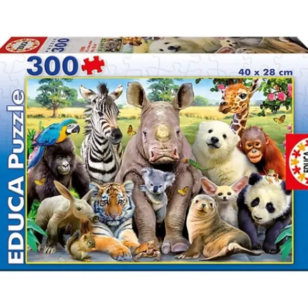 Educa Puzzles Enfants De 250 À 1000 Pièces<Puzzle 300 Pieces Photo De Classe Animaux